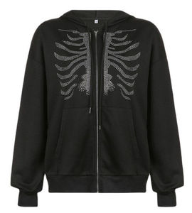 Sudadera con Capucha de Diseñador Extra Grande Personalizada de Alta Calidad, con Pedrería, Informal de Invierno, Transpirable para Hombre, OEM - Product Image 6