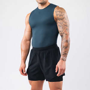 Verano hombres culturismo sin mangas Tops entrenamiento Fitness chaleco hombres nueva moda Tank Tops Oversize Casual Singlets - Product Image 3