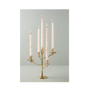 Candelabro de metal de lujo para salón de banquetes con estructura elegante y detalles artísticos para grandes celebraciones - Product Image 6