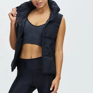 Chaleco Acolchado de Moda Casual para Mujer, Cuello Alto, Diseño Nuevo de Invierno, Poliéster Transpirable y Duradero - Product Image 5