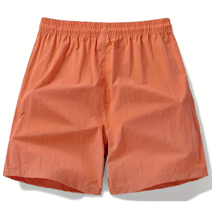 Pantalones cortos de baño Cargo personalizables para hombre, nueva moda de verano, informal, liso, tejido de nailon elástico de cuatro vías, servicio OEM de Vietnam - Product Image 2