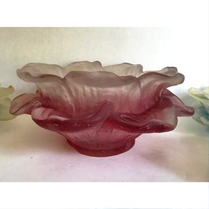 Tazón de postre de flujo de resina y madera rosa de concha Tamaño del producto personalizado Mejor precio en línea Hecho a mano en la India - Product Image 5