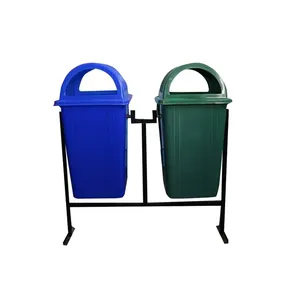 Outdoor Waste Dustbin Hanging Bin Garbage Bin Pole Dustbin