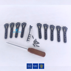 Instruments chirurgicaux vétérinaires, plaque de verrouillage CBLO, 3,5 mm, titane, système d'implant orthopédique pour traumatisme osseux pour chiens - Product Image 1