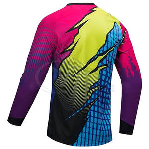Jersey de Ciclismo de Montaña Sublimado Personalizado, Transpirable, OEM, de Alta Calidad - Product Image 3