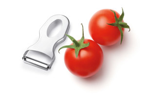 Éplucheur de tomates en acier inoxydable avec lame dentelée, 11 cm. (Ibili 749050) (Flap) - Product Image 2