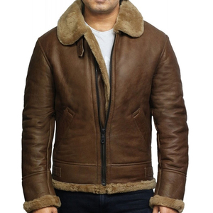 Chaqueta de cuero para hombre con servicio OEM personalizado 2025 con logotipo frontal de tela de lona, colores y diseños personalizados-Precio razonable - Product Image 1