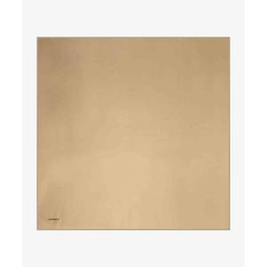 ผ้าพันคอไหมสีเบจแบบเรียบทรงสี่เหลี่ยม - Product Image 1
