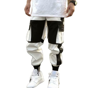 Nuevos pantalones de Jogger versátiles de gama alta para hombres, pantalones casuales de pierna cónica en colores sólidos, pantalones elegantes de tela para hombres - Product Image 2