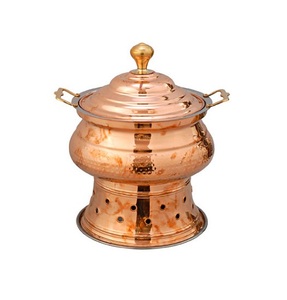 Calentador de alimentos de Metal de buena calidad, plato de frotamiento martillado de cobre, banquete y hoteles, equipo de Alimentos, plato de frotamiento - Product Image 4