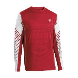 Camiseta de manga larga de buena calidad OEM, Camiseta deportiva con estampado de logotipo personalizado hecha en Pakistán - Product Image 3