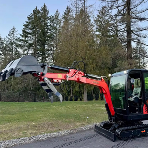 LIVRAISON GRATUITE AGT NT30 MINI-EXCAVATRICE 16 CV Lame avant de 51 pouces Cabine intégrée Ventilateur intérieur Pouce hydraulique Bras oscillant Homologué EPA CE - Product Image 1