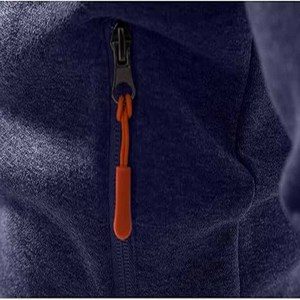 Nouvel arrivage de sweat à capuche bicolore bas quantité minimale de commande meilleure qualité hommes sweats à capuche zippés prix de gros sweat à capuche fabriqué au pakistan - Product Image 3