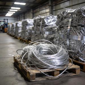 เศษลวดอะลูมิเนียมอุตสาหกรรม 6063 คุณภาพดี แบบมัดเป็นก้อน สำหรับการผลิตแท่งโลหะผสมและงานหล่อ - Product Image 3