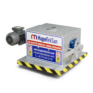 Separador de Tambor de Acero Inoxidable Semimagnético de Grado Alimenticio Magneteksan, Tolerancia del 1%, Diámetro 219x360mm, para Polvo y Gránulos - Product Image 3