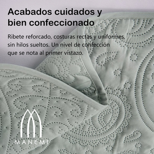 Set Copripiumino Estivo MANEMI Home, Motivo Floreale Classico, 3 Pezzi con 1 o 2 Federe Incluse - Product Image 3