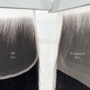 Cabello crudo de alta calidad, cierre de color natural recto 5by5 para hacer pelucas de cabello vietnamita real - Product Image 4