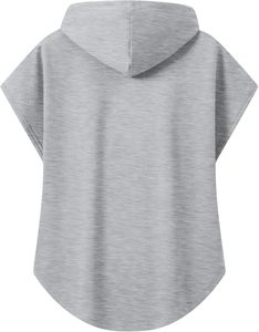 Urban Energy Mens Solid Winter <b>Sleeveless</b> <b>Hoodie</b> Soft Knit Breathable Layer Lightweight Motion Flexible Fit Clean Silhouette - Product Image 5