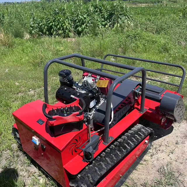 RC Lawn Mower Robotic Flail Lawn Mower for Garden Diesel Electric for Cutting Grass and Agriculture Use