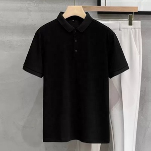 Men's Summer for <b>Polo</b> <b>Shirt</b> Casual <b>Slim</b> <b>Fit</b> Trend Half-Sleeved T-<b>Shirt</b> Solid Pattern Wholesale <b>Polo</b> <b>Shirt</b> - Product Image 4