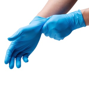 Gants en nitrile sans poudre avec caractéristiques de sécurité en latex - Product Image 1