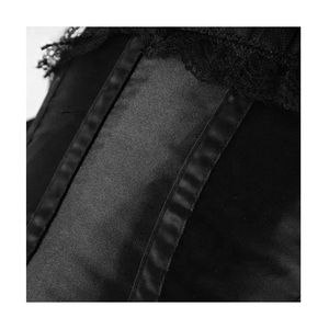 คอร์เซ็ทสีดำแนวฮาโลวีนสำหรับผู้หญิงปรับขนาดและสีได้ปรับแต่งได้ - Product Image 5