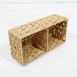 Plateau de rangement en corde de papier écologique fait à la main, plateau décoratif pour l'organisation de la cuisine et de la maison - Product Image 3