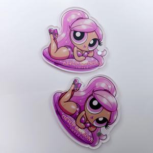 Tuiles magnétiques en acrylique durable de qualité supérieure, style Kawaii Gothique Cartoon, pour pinces à extensions de cils, personnalisables et multifonctionnelles - Product Image 4