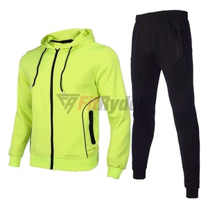 Survêtement 100% coton pour homme, ensemble de jogging respirant et personnalisable avec sweat à capuche et pantalon de survêtement Logo de marque personnalisé OEM - Product Image 1