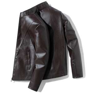 Veste en cuir véritable 2022, qualité supérieure, 100% cuir véritable, vente en gros, taille personnalisée, Style ODM - Product Image 5