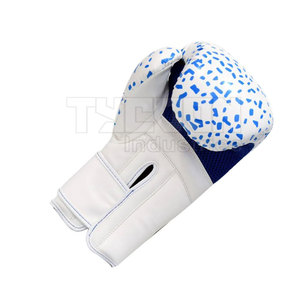 Guantes de boxeo de entrenamiento de cuero genuino Guantes de boxeo de servicio OEM Guantes de boxeo más vendidos - Product Image 5