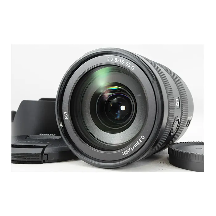 Tasa al por mayor Lentes de cámara Sony E 16-55mm Sigma usadas japonesas