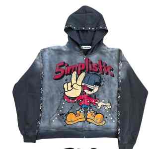 Sudadera con capucha para hombre DTF estampado 100% algodón personalizado jersey de gran tamaño sudadera de lana a granel al por mayor moda streetwear compradores - Product Image 2