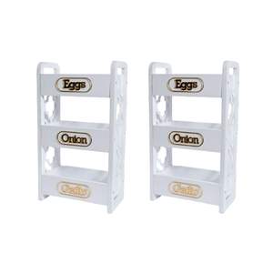 ชั้นวางของอเนกประสงค์แบบตั้งได้ทันสมัยสำหรับห้องครัวตกแต่งบ้านอินโดนีเซีย - Product Image 3