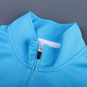 Alta calidad personalizada sublimado 100% poliéster impreso Logo adulto chaqueta de fútbol conjuntos cremallera completa cálido hombres fútbol chándal Kits - Product Image 3