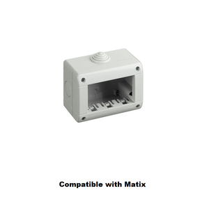 Boîte blanche 3 modules 10 x 8 cm - Product Image 1