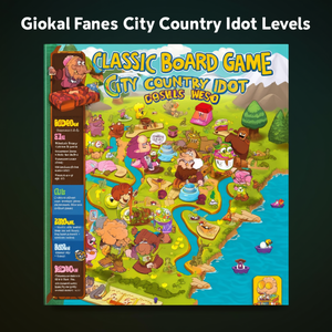 Juego de Mesa Clásico: Ciudad, País, Niveles de Idiotas - Product Image 3
