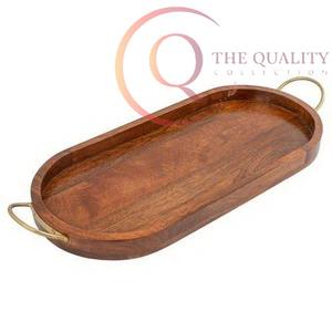 Plateau de service en bois écologique pour des maisons durables, parfait pour servir des aliments et des boissons - Product Image 4