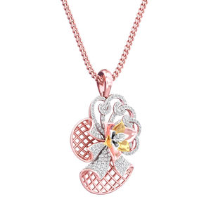 เครื่องประดับเพชรสีทองแบบอิตาลีปรับแต่งเครื่องประดับเพชรเม็ดสีทองจากเม็ดมนตรา - Product Image 1