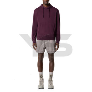 Sudadera con capucha de lana de algodón de invierno hecha a medida para hombres con bordado 3D Impresión digital 360g Tela Servicio OEM Cordón personalizado - Product Image 3