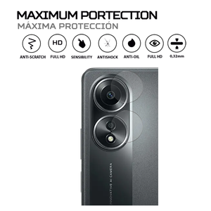 ANTISHOCK Screen <b>Protector</b> for Oppo A58 4G Mobile Lenses - Product Image 2