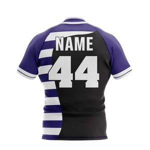 Camisetas de Rugby Personalizadas con Nombre de Jugador 2026, Sublimación, 240 Gramos, Poliéster y Elastano, Uniforme de Rugby para Hombre - Product Image 5