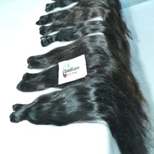 100% Top qualité cheveux faisceau ondulé naturel non transformé femmes vierge brut cuticule aligné indien Remy HD dentelle vierge Extensions - Product Image 2