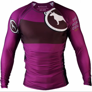 เสื้อรัดรูปแขนสั้นระบายอากาศสำหรับผู้ชายรุ่นปี 2026 สำหรับกีฬายิวยิตสู ป้องกันแสงแดด UPF50+ แห้งเร็ว - Product Image 1