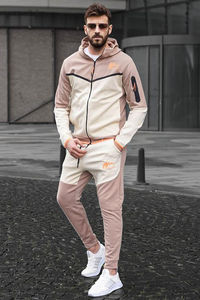 Conjunto Deportivo de Gimnasio de Moda para Invierno 2025, Venta al por Mayor, OEM, Unisex, 100% Poliéster, Felpa, Transpirable, para Correr - Product Image 2