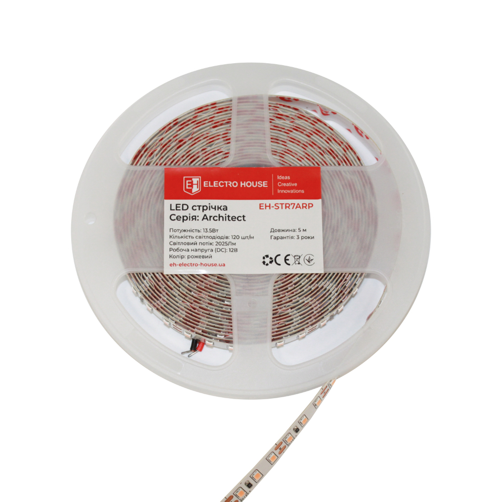 12V LED Strip Light 120LEDs SMD2835 IP20 13.5W Flexible LED Tape Pink Purple Red for Bedroom Kitchen Cabinet TV Accent Lighting