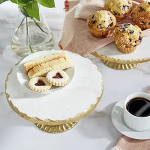 แม่พิมพ์ชามวางเค้กโลหะทำมือสุดหรู สำหรับวางเค้กทรงกลมแบบพรีเมียมทันสมัย สำหรับจัดแสดงขนมในงานเทศกาล ZAHID EXPORTS - Product Image 1