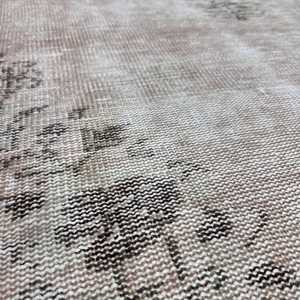 Tapis turc 3,1 x 6,1 pieds, gris, plantes et arbres, tapis vintage en laine - Product Image 5