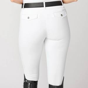 Culotte d'équitation esthétique pour femmes évacuation de l'humidité coupe flexible pantalon d'équitation en vrac personnalisé vente en gros - Product Image 3