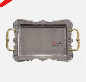 Nouvel arrivage : plateau de service ovale en acier inoxydable pour hôtels, restaurants et bars - Product Image 5